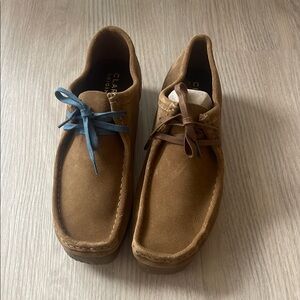 Clarks Brown Loafers Comfortable Slip-Ons